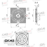 Люк чугунный тяжелый Т (С250)-1-8-60